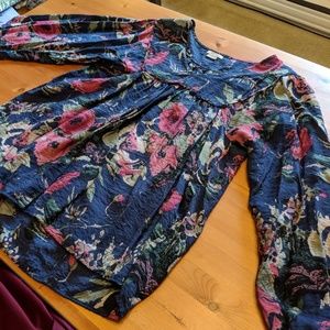 Anthropologie Floral Breezy Top, size S